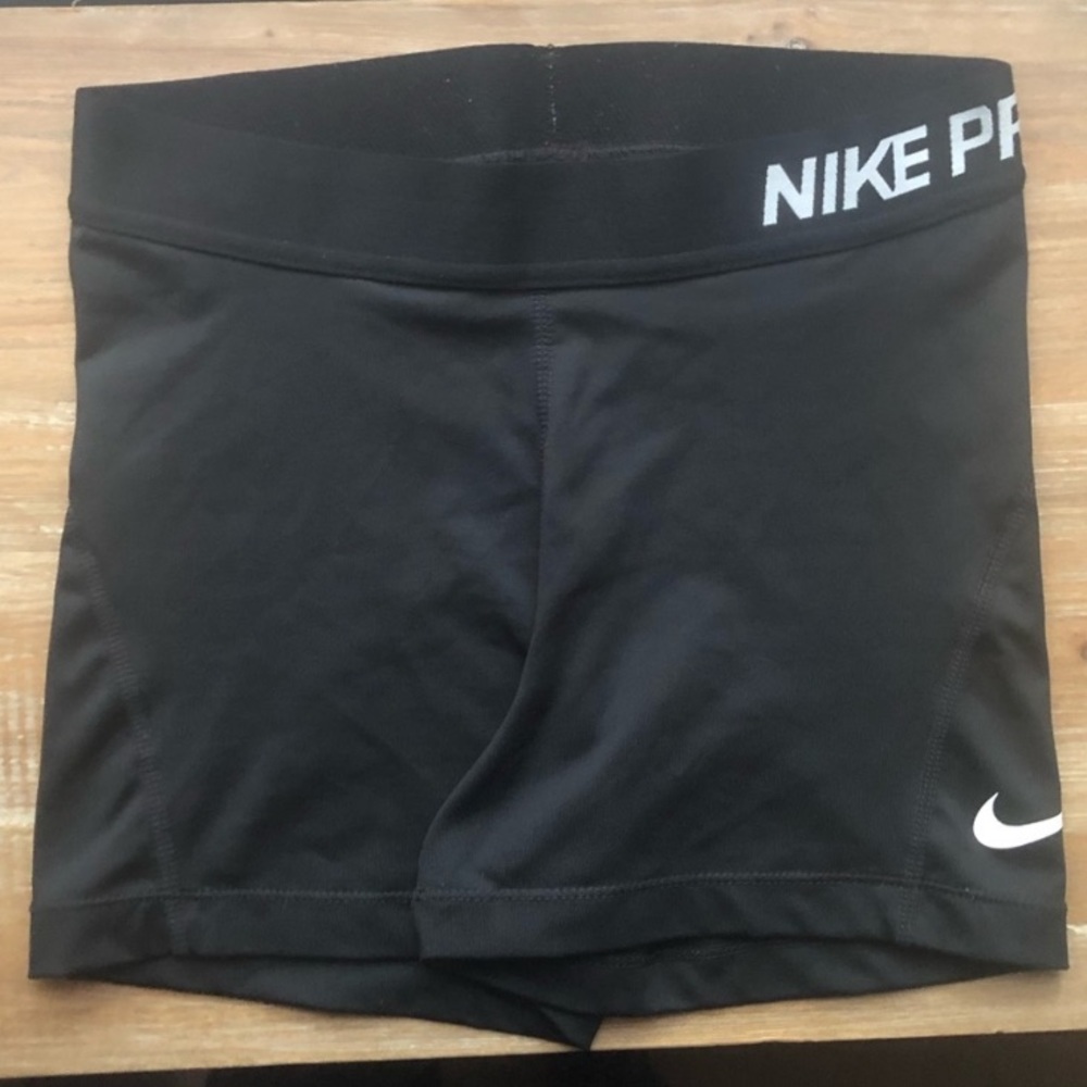 Nike pro spandex shorts black